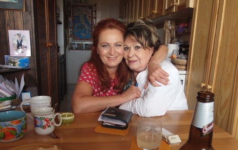 Simona Stašová a maminka Jiřina Bohdalová