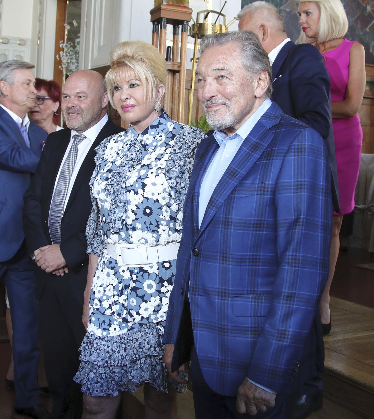 Ivana Trump a Karel Gott