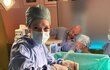 Tereza Kostková při natáčení seriálu Ordinace. Tereza Kostková při natáčení seriálu Ordinace.