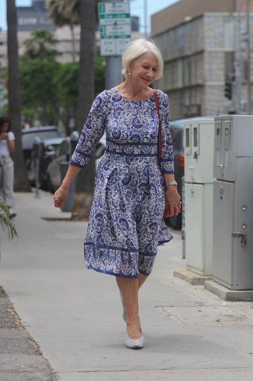 Outfit podle Helen Mirren.