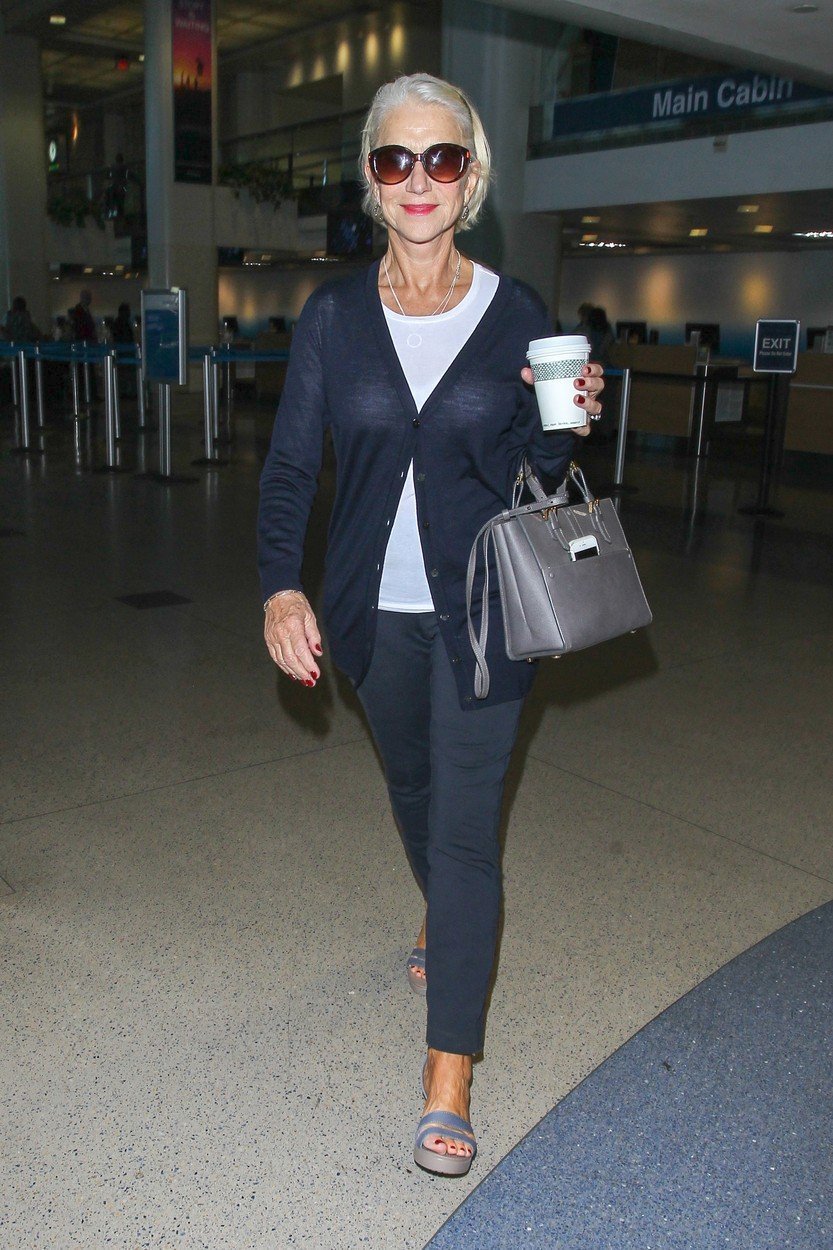 Outfit podle Helen Mirren.