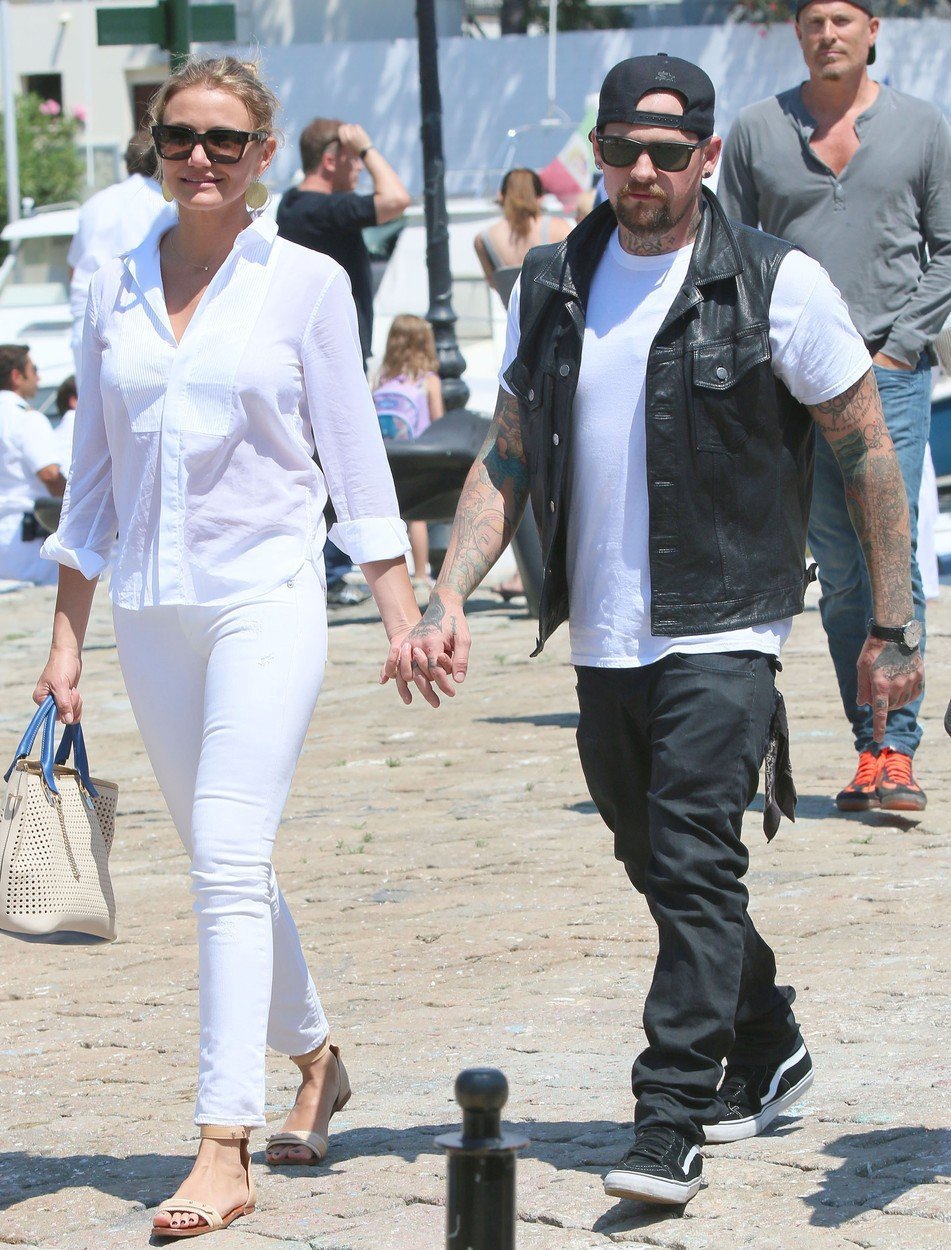 Cameron Diaz na mladší ročníky letí. Benji Madden je o 7 let mladší, vzali se v roce 2015.