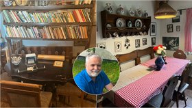 Relaxační chalupa Ondřeje Kepky: Vzácný stůl je 100 let starý!