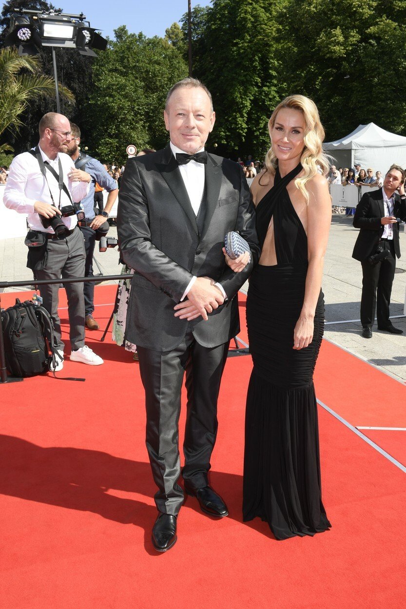 Michal Dvořák s manželkou