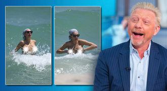 (S)exmanželka tenisty Beckera dráždila na Floridě. Ukázala svoje »vlnky«!