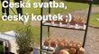 Svatební hosté si mohli pochutnávat i na typické české kuchyni