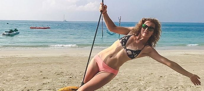 Kateřina Siniaková si po Turnaji mistryň užívá dovolenkových radovánek