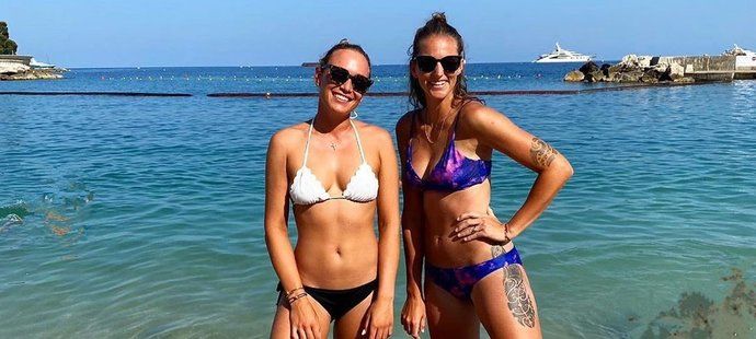 Karolína Plíšková se v Monaku slunila s další krasavicí okruhu WTA Donnou Vekičovou
