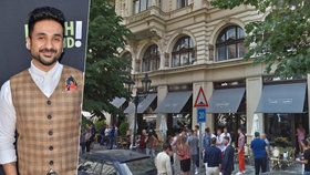 Indický komik Vir Das si postěžoval na obsluhu kavárny v centru Prahy.