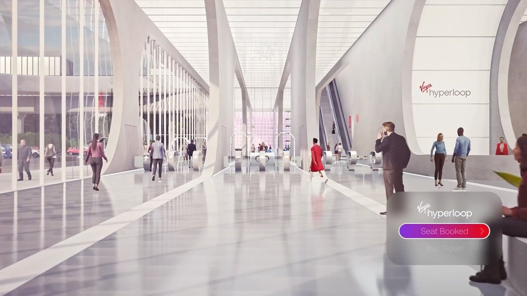 Společnost Virgin Hyperloop Richarda Bransona představila nové vizuály k budoucnosti dopravy.