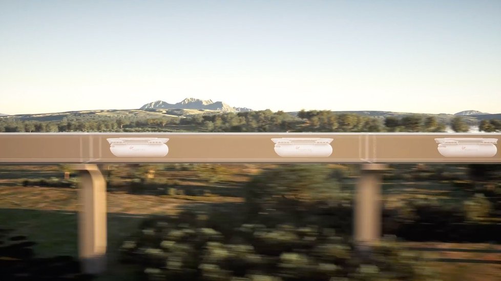 Společnost Virgin Hyperloop Richarda Bransona představila nové vizuály k budoucnosti dopravy