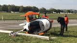 Šokující video: Pád letadla nepřežili dva muži, o chvíli dříve havaroval u Vyškova mladý pilot