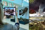 Hra Dinosauři VR slibuje interaktivní zážitek v džungli mezi dinousaury. Do konce roku by do Prahy měly zavítat pozůstatky skutečných dinosaurů.