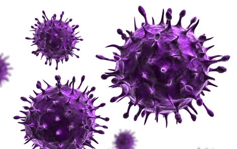 Virus HIV.