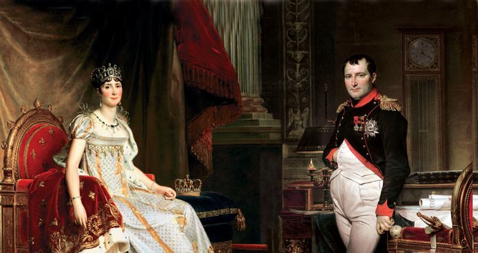 Císařovna Josefína a císař Napoleon. Podobnost čistě náhodná?