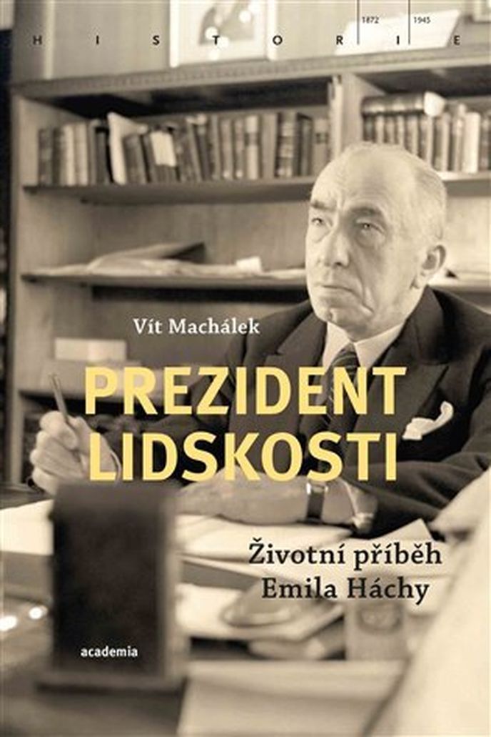 Obálka publikace Víta Machálka Prezident lidskosti