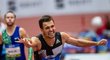 Vít Müller vítězí v běhu na 400 metrů na Czech Indoor Gala