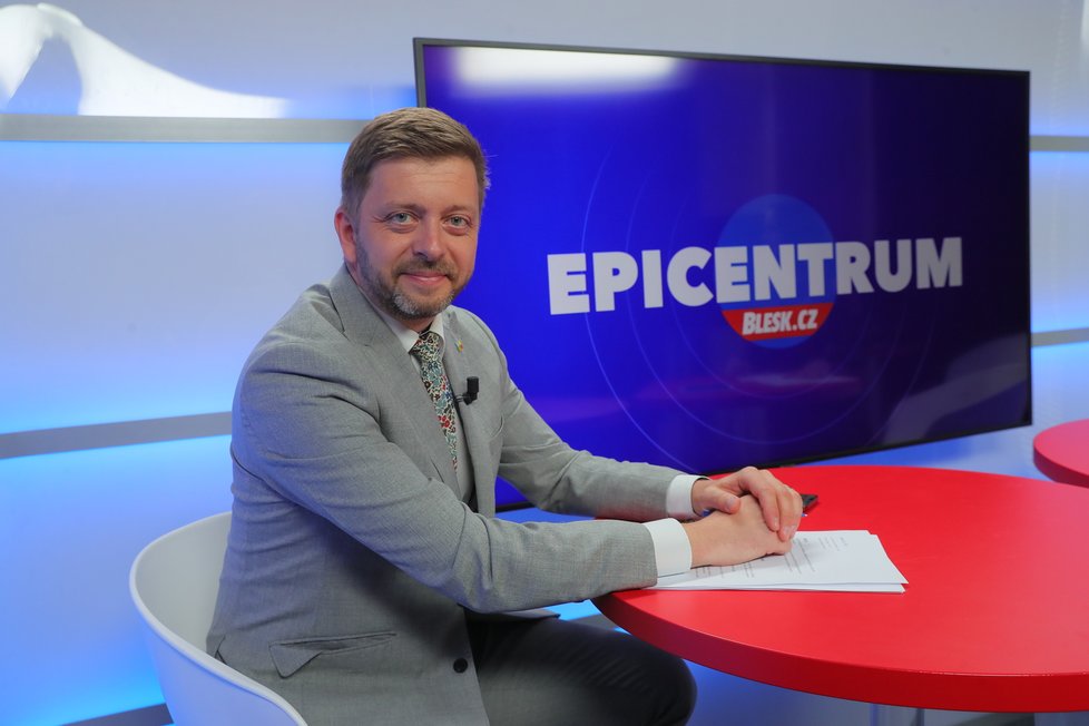 Vicepremiér Vít Rakušan byl hostem pořadu Epicentrum na Blesk.cz (10.5.2022).