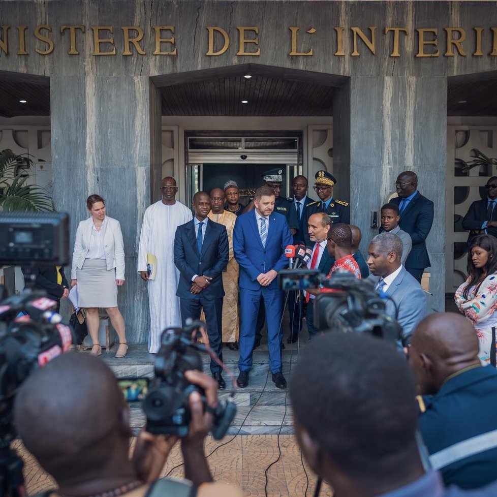 Ministr vnitra Vít Rakušan (STAN) v Senegalu (28.4.2023)