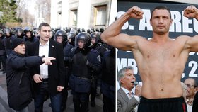Boxerský šampion v těžké váze Vitalij Kličko je jednou z hlavních tváří ukrajinské opozice