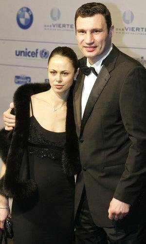 Vitalij Kličko a jeho žena Natalie