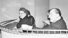 Vítězslav Nezval s manželkou