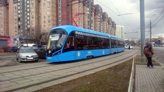 Moskva otestuje novou autonomní tramvaj