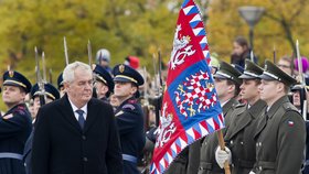 Piety na pražském Vítkově se účastnily špičky české politiky.