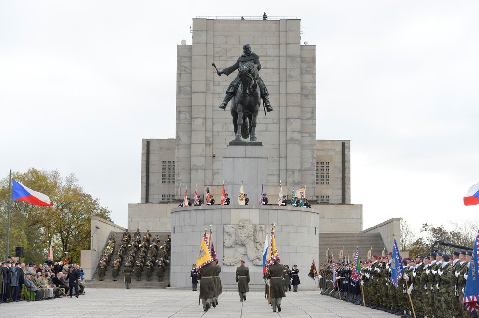 Pietní akt při příležitosti svátku Dne vzniku samostatného československého státu se uskutečnil 28. října na pražském Vítkově.