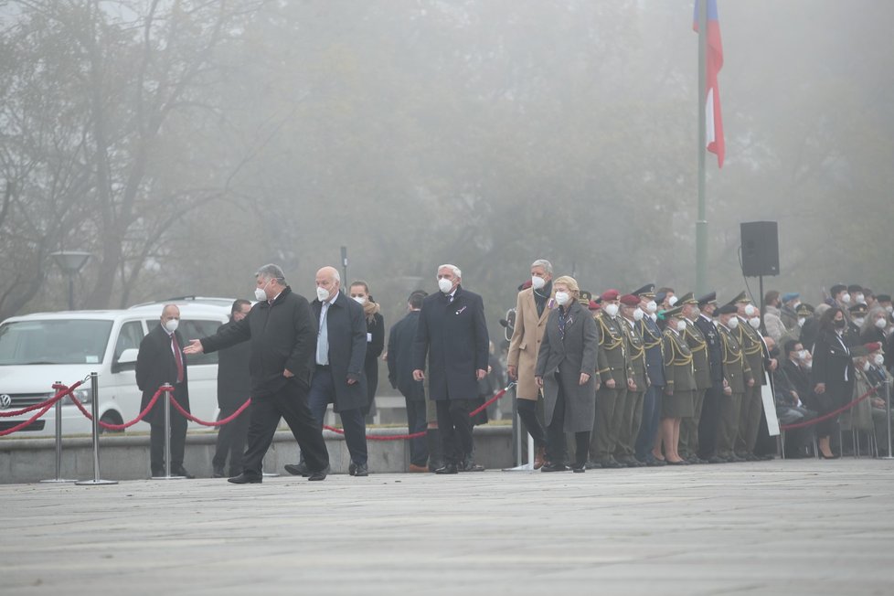 Pieta na pražském Vítkově (28. říjen 2021)