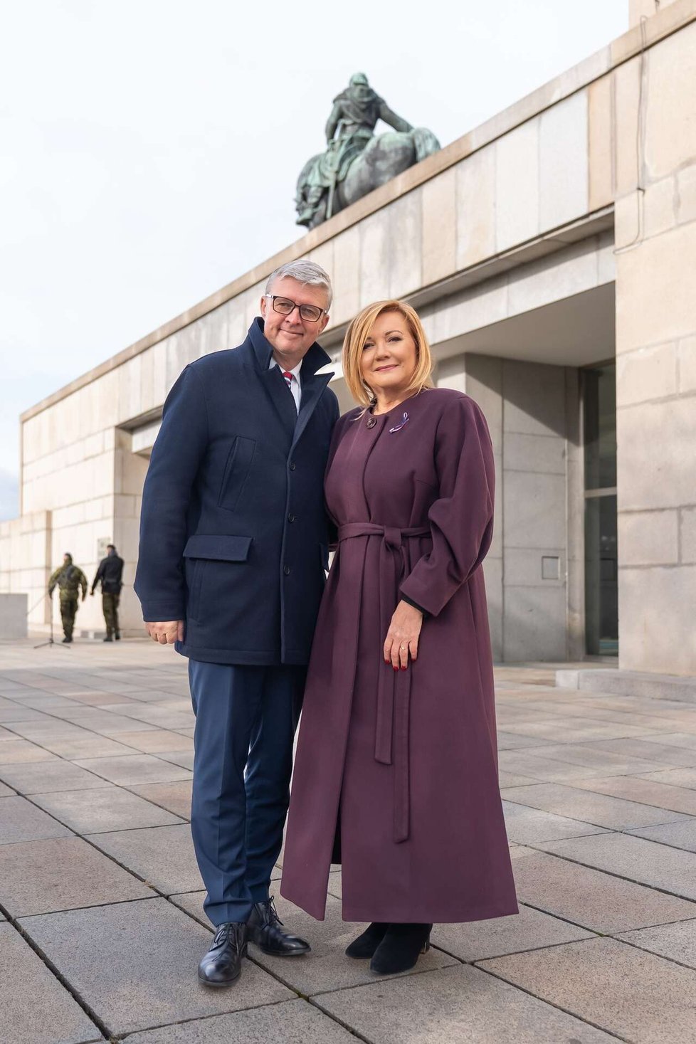 Alena Schillerová s Karlem Havlíčkem (oba ANO) na Vítkově (28.10.2025) Alena Schillerová s Karlem Havlíčkem (oba ANO) na Vítkově (28.10.2025)