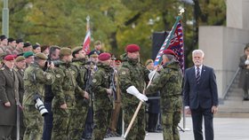 Pietní akt na Vítkově za účasti prezidenta Pavla (28.10.2025)