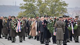 Prezident Petr Pavel na pietní akci na Vítkově (28.10.2026)