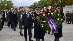 Pietní akt na Vítkově za účasti prezidenta Pavla (28.10.2025)