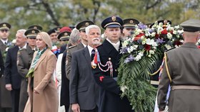 Prezident Petr Pavel na pietní akci na Vítkově (28.10.2026)