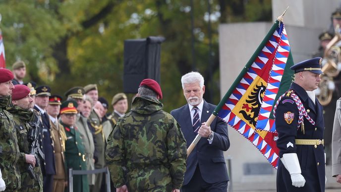 Pietní akt na Vítkově za účasti prezidenta Pavla (28.10.2025) Pietní akt na Vítkově za účasti prezidenta Pavla (28.10.2025)