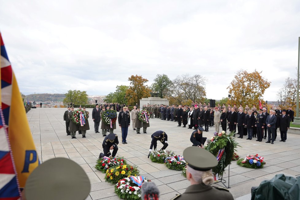 Petr Pavel během pietního aktu na Vítkově (28.10.2025) Petr Pavel během pietního aktu na Vítkově (28.10.2025)