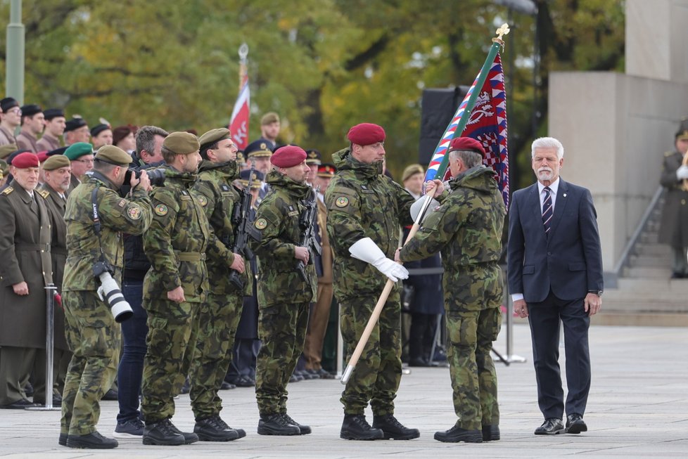 Pietní akt na Vítkově za účasti prezidenta Pavla (28.10.2025) Pietní akt na Vítkově za účasti prezidenta Pavla (28.10.2025)
