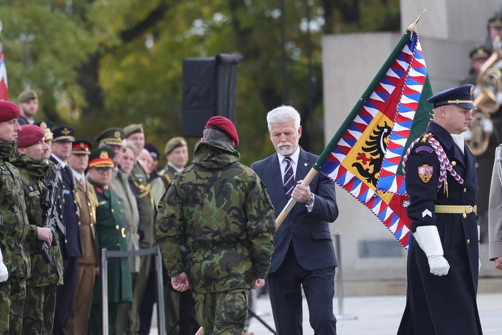 Pietní akt na Vítkově za účasti prezidenta Pavla (28.10.2025) Pietní akt na Vítkově za účasti prezidenta Pavla (28.10.2025)