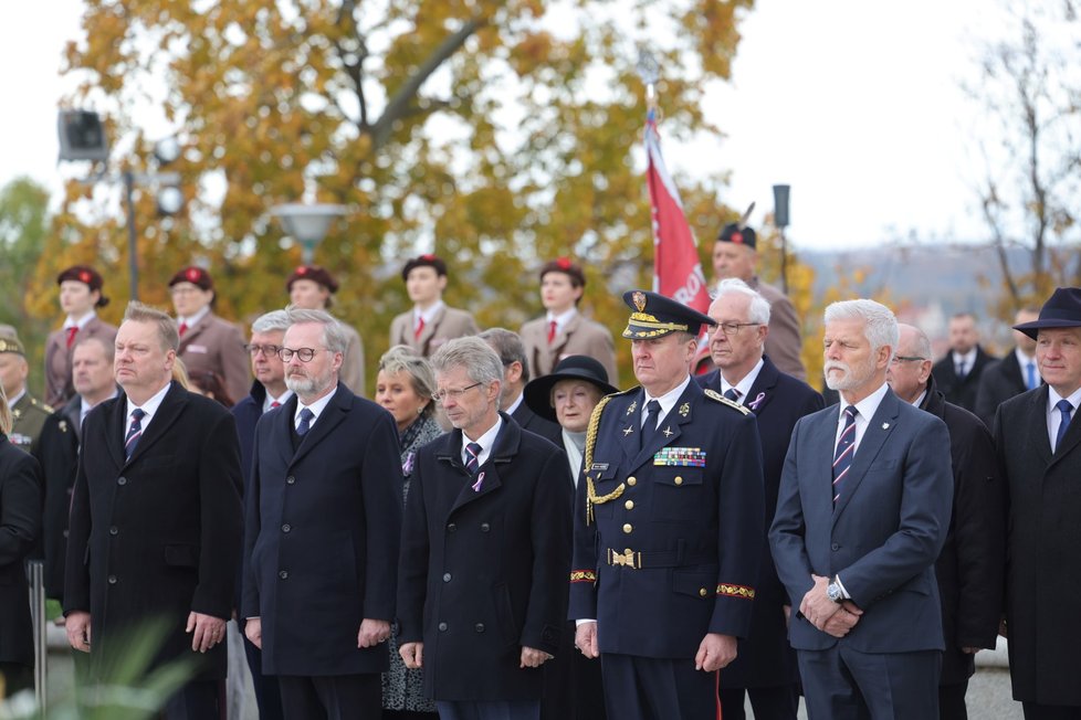 Pietní akt na Vítkově za účasti prezidenta Pavla (28.10.2025) Pietní akt na Vítkově za účasti prezidenta Pavla (28.10.2025)