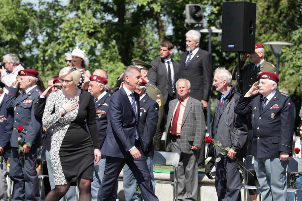 Pietní akce na Vítkově: Andrej Babiš (8.5.2018)