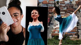 Brazilka Vitoria (16) uchvacuje: baletí nádherně i bez rukou! Sama se nohama i líčí nebo si čistí zuby.