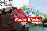 Silný vítr dorazí do Česka, může lámat stromy. Sledujte radar Blesku