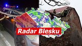 Na Česko udeří silný vichr, přidá se sněžení. Kde platí výstraha? Sledujte radar Blesku