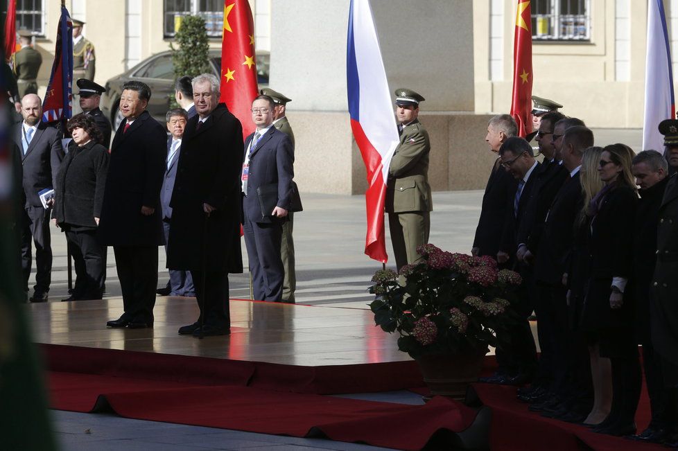 Zeman s čínským prezidentem