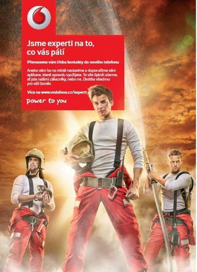 Vizuál nové kampaně Vodafone