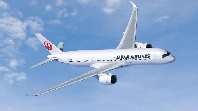 Vizualizace Airbusu A350 pro Japan Airlines