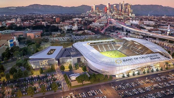 Vizualizace Banc of California Stadium