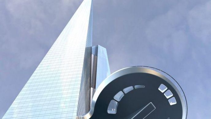 Vizualizace mrakodrapu v Saudské Arábii