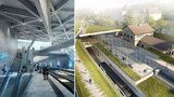 Nové nádraží na Veleslavíně: Takhle bude vypadat! Z vlaku tu přestoupíte rovnou na metro